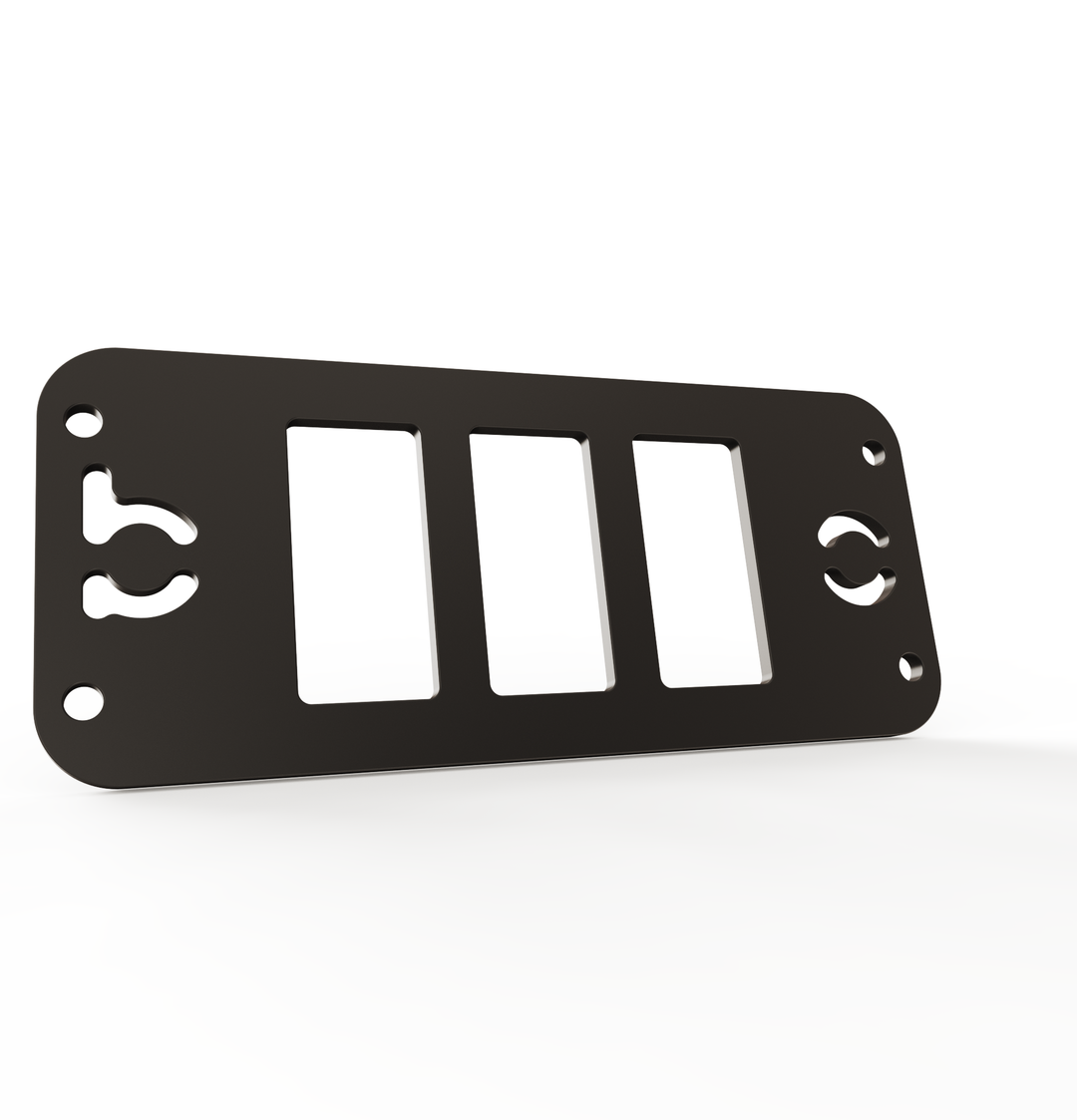 Toyota Tacoma Gen3 Three Slots Switch Panel Bracket For 2016-up Toyota Tacoma, Fit 39x21mm Switches