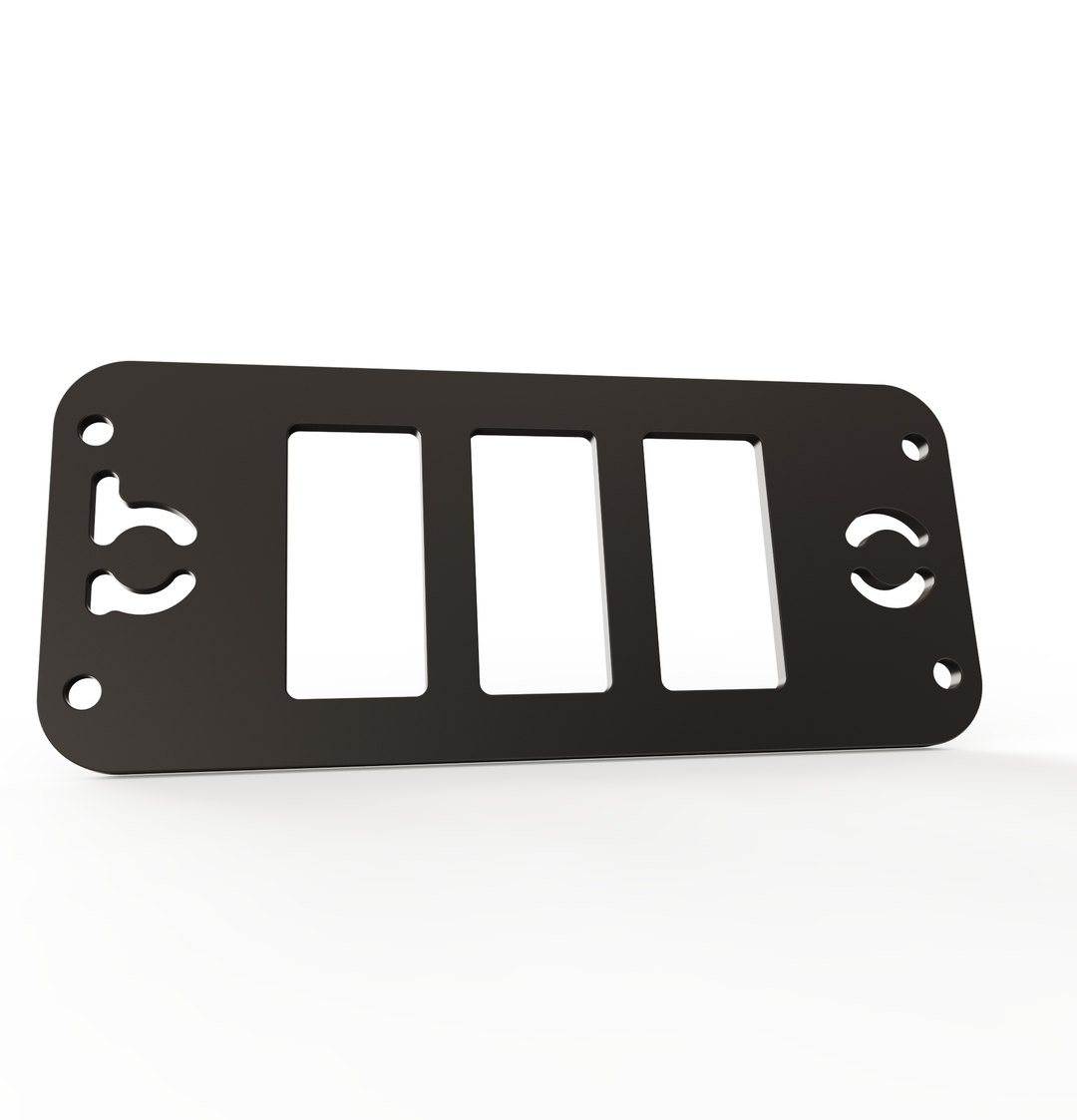 Toyota Tacoma Gen3 Three Slots Switch Panel Bracket For 2016-up Toyota Tacoma, Fit 39x21mm Switches