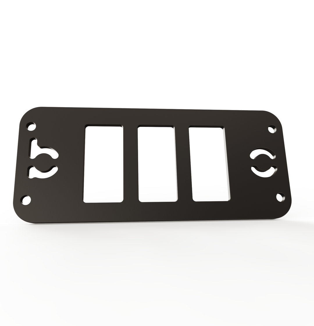 Toyota Tacoma Gen3 Three Slots Switch Panel Bracket For 2016-up Toyota Tacoma, Fit 39x21mm Switches