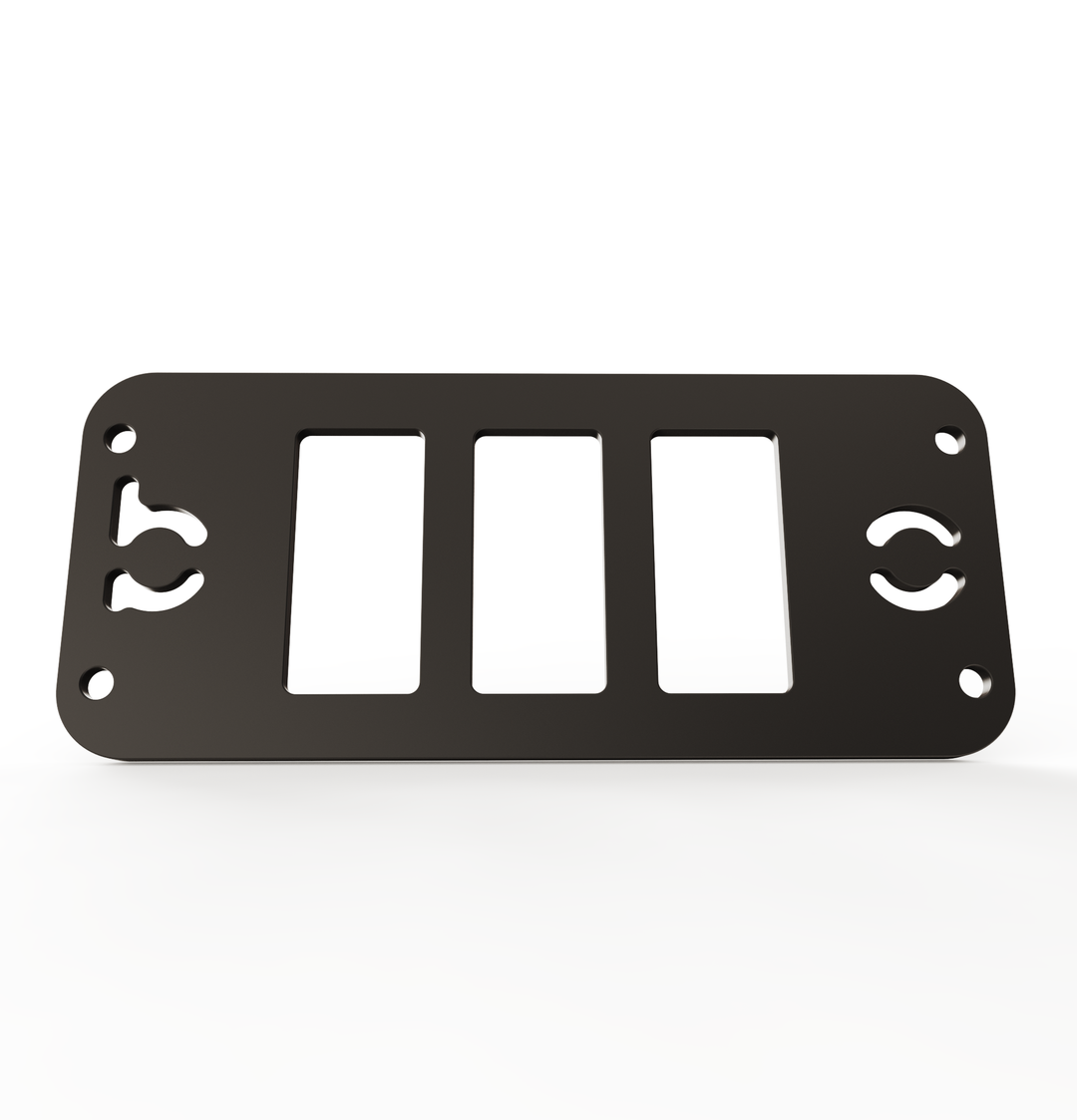 Toyota Tacoma Gen3 Three Slots Switch Panel Bracket For 2016-up Toyota Tacoma, Fit 39x21mm Switches