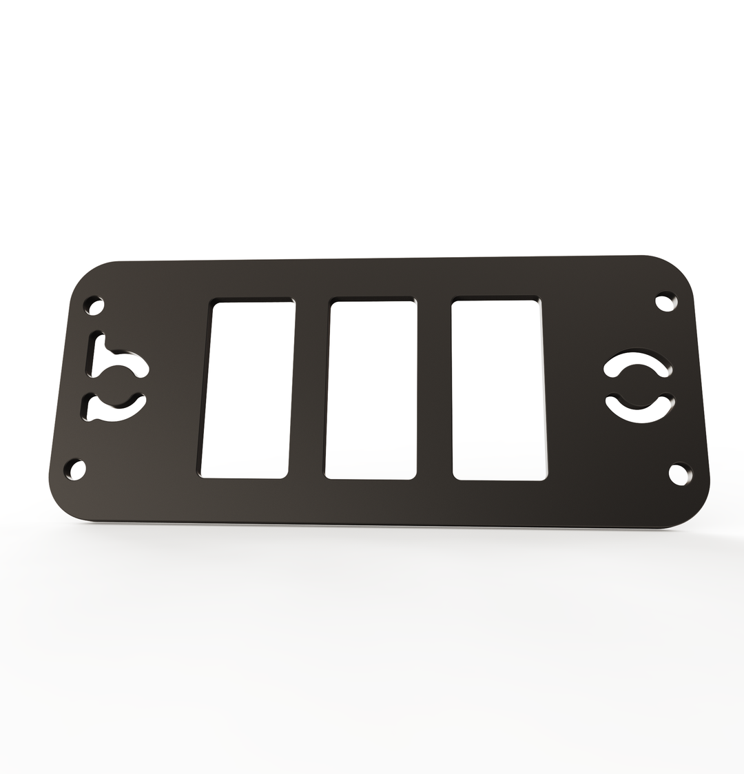 Toyota Tacoma Gen3 Three Slots Switch Panel Bracket For 2016-up Toyota Tacoma, Fit 39x21mm Switches