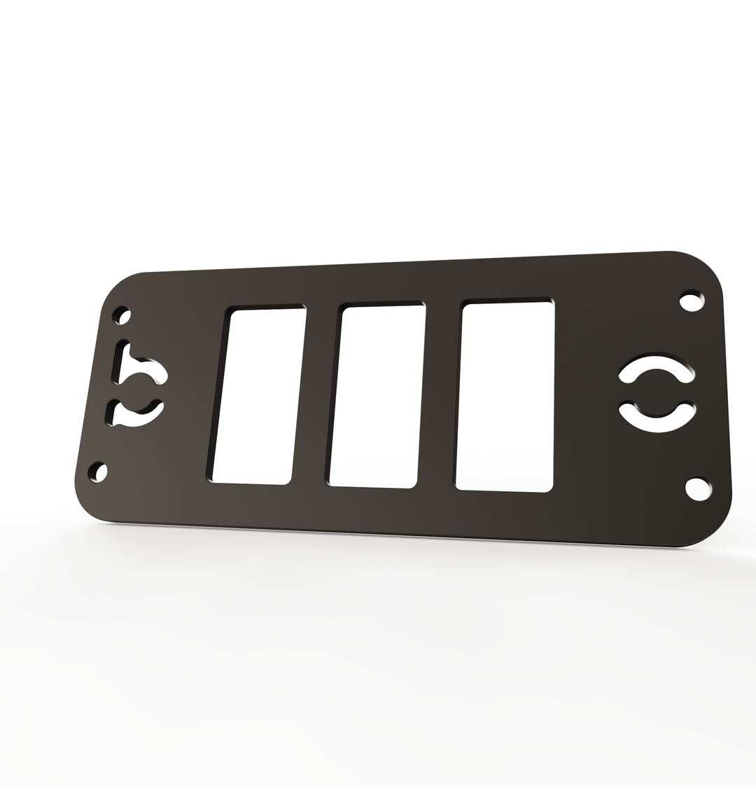 Toyota Tacoma Gen3 Three Slots Switch Panel Bracket For 2016-up Toyota Tacoma, Fit 39x21mm Switches