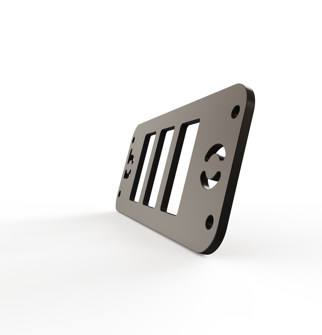 Toyota Tacoma Gen3 Three Slots Switch Panel Bracket For 2016-up Toyota Tacoma, Fit 39x21mm Switches