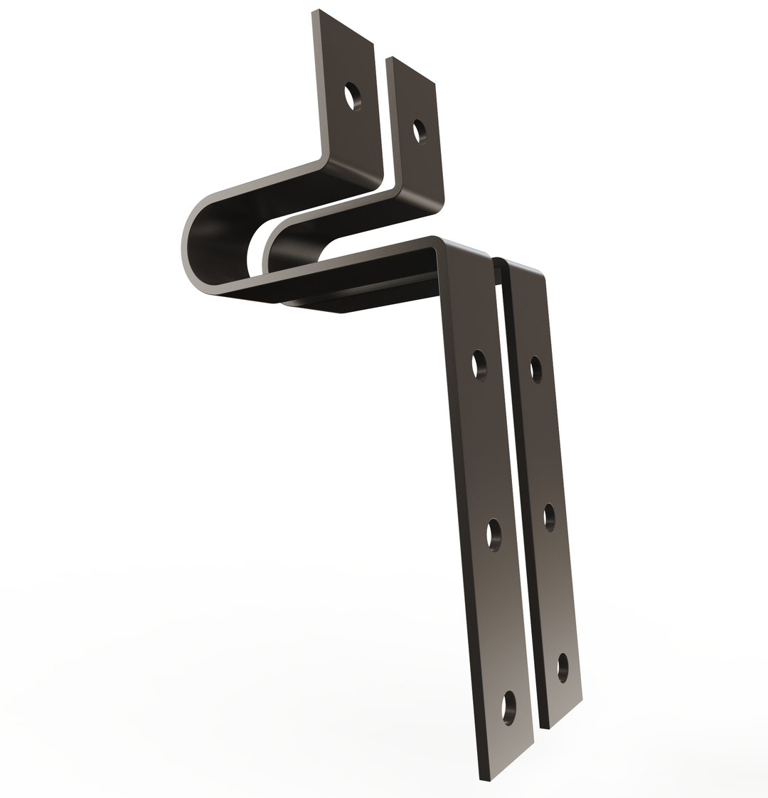 Car Club LowRider Metal Sign Fabrication Laser Plaque Brackets (POWDER COATED BLACK)