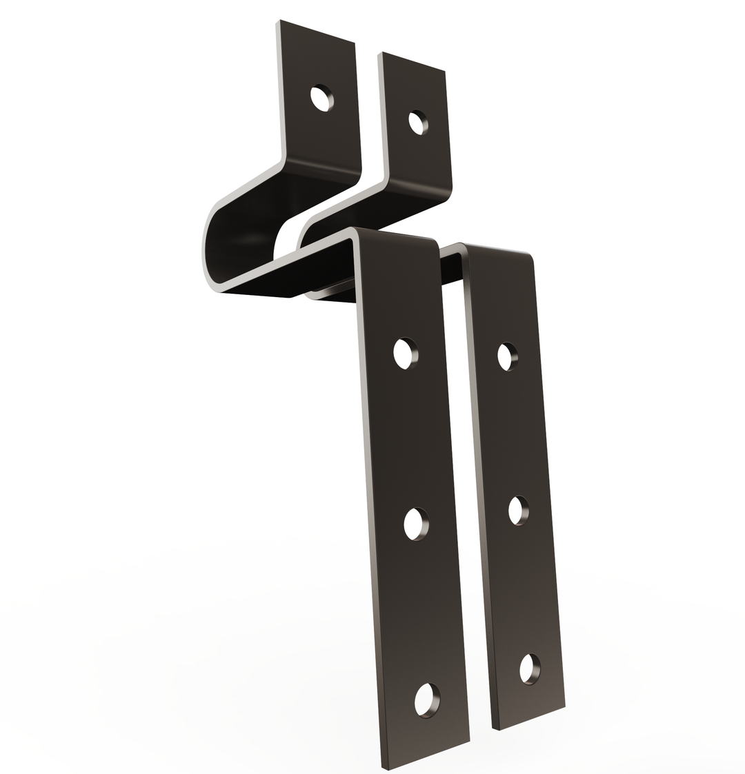 Car Club LowRider Metal Sign Fabrication Laser Plaque Brackets (POWDER COATED BLACK)