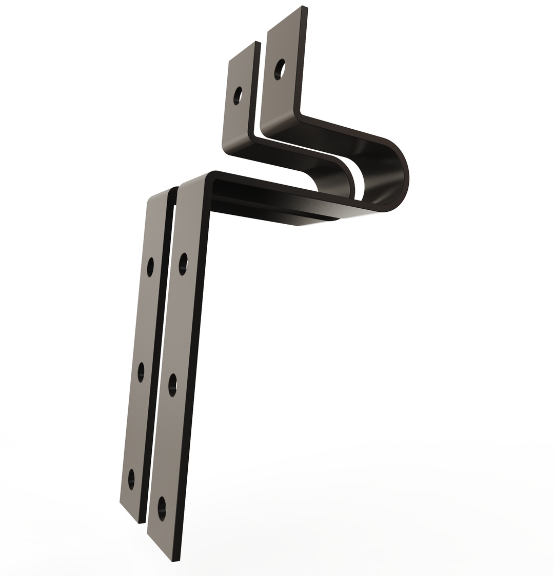 Car Club LowRider Metal Sign Fabrication Laser Plaque Brackets (POWDER COATED BLACK)