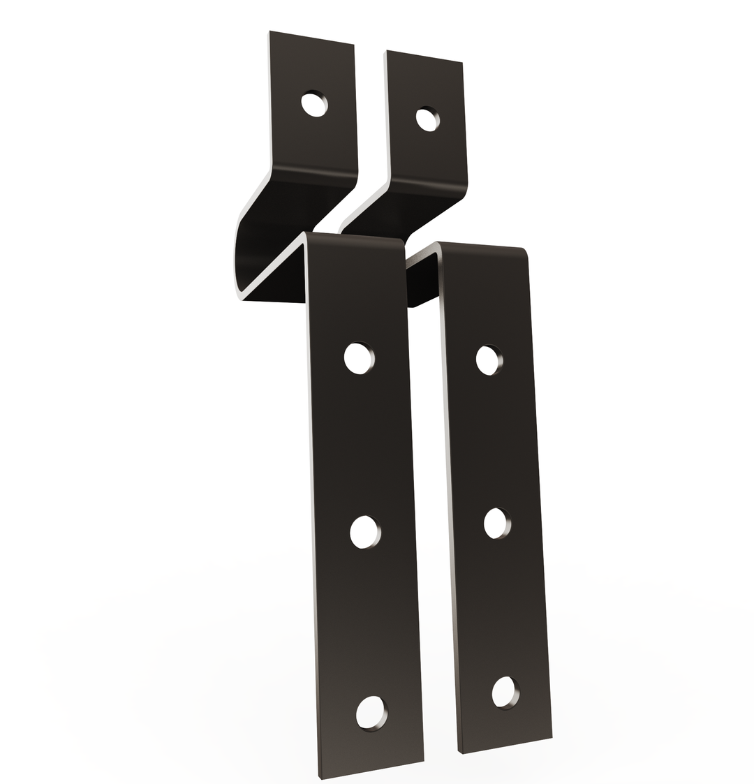 Car Club LowRider Metal Sign Fabrication Laser Plaque Brackets (POWDER COATED BLACK)