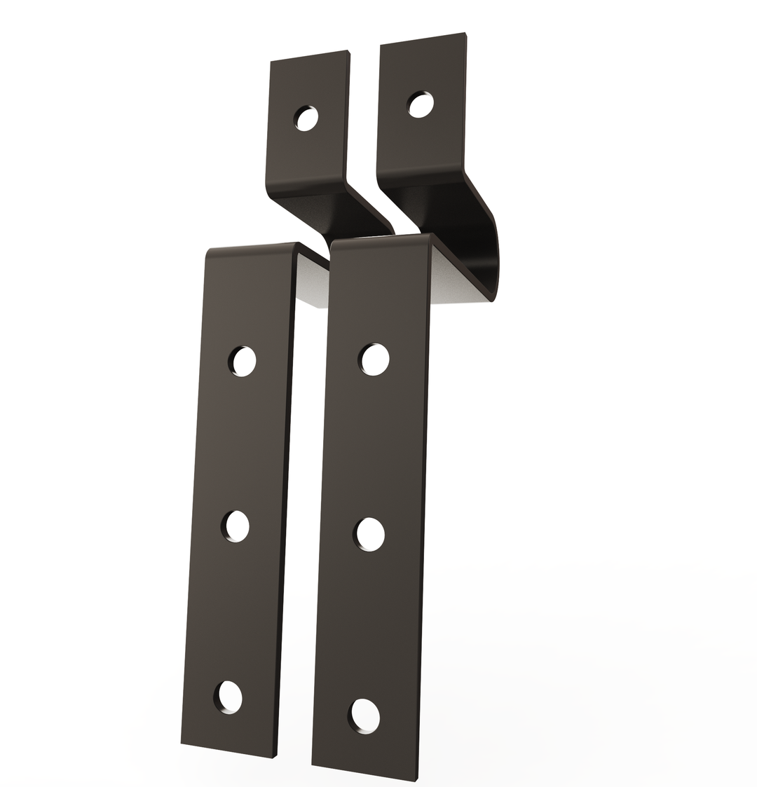 Car Club LowRider Metal Sign Fabrication Laser Plaque Brackets (POWDER COATED BLACK)
