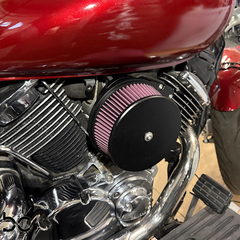 Yamaha V-Star Dragstar XVS1100 to Harley Super Sucker Intake Air Cleaner (Adapter Only)