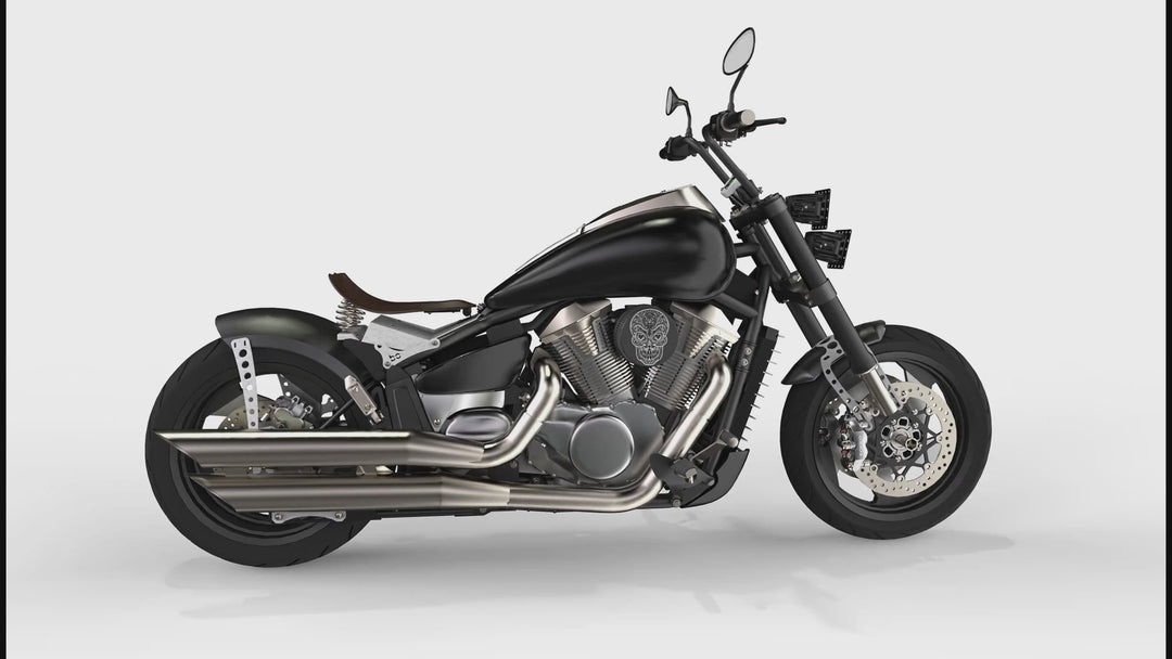 Suzuki Boulevard C50 (VL800) Leather Solo Seat Kit