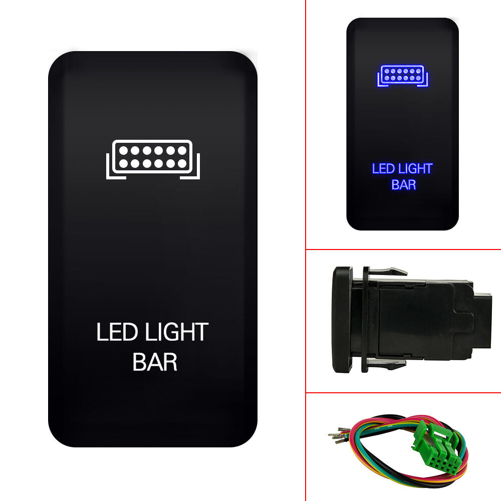 Toyota Tacoma Gen3 Three Slots Switch Panel Bracket For 2016-up Toyota Tacoma, Fit 39x21mm Switches