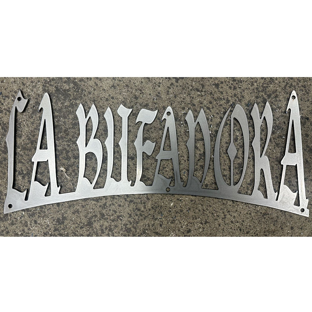 Car Club LowRider Plaque Metal Sign Fabrication Laser CNC Cutting Custom Options