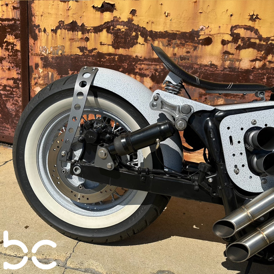 Honda Shadow VT1100c3 Rear (STEEL) Fender Combo Kit (Rear Fender + Fender Bracket + Strut Bracket + Struts)