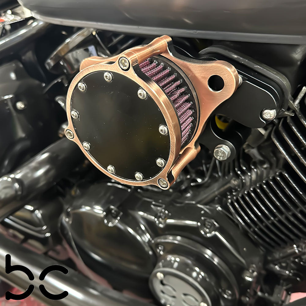 Yamaha V-Star Dragstar XVS1100 to Harley Super Sucker Intake Air Cleaner (Adapter Only)