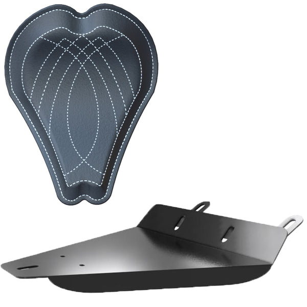 Honda Shadow VT750 (Shaft) Leather Solo Seat Kit + 13” BENDS Seat