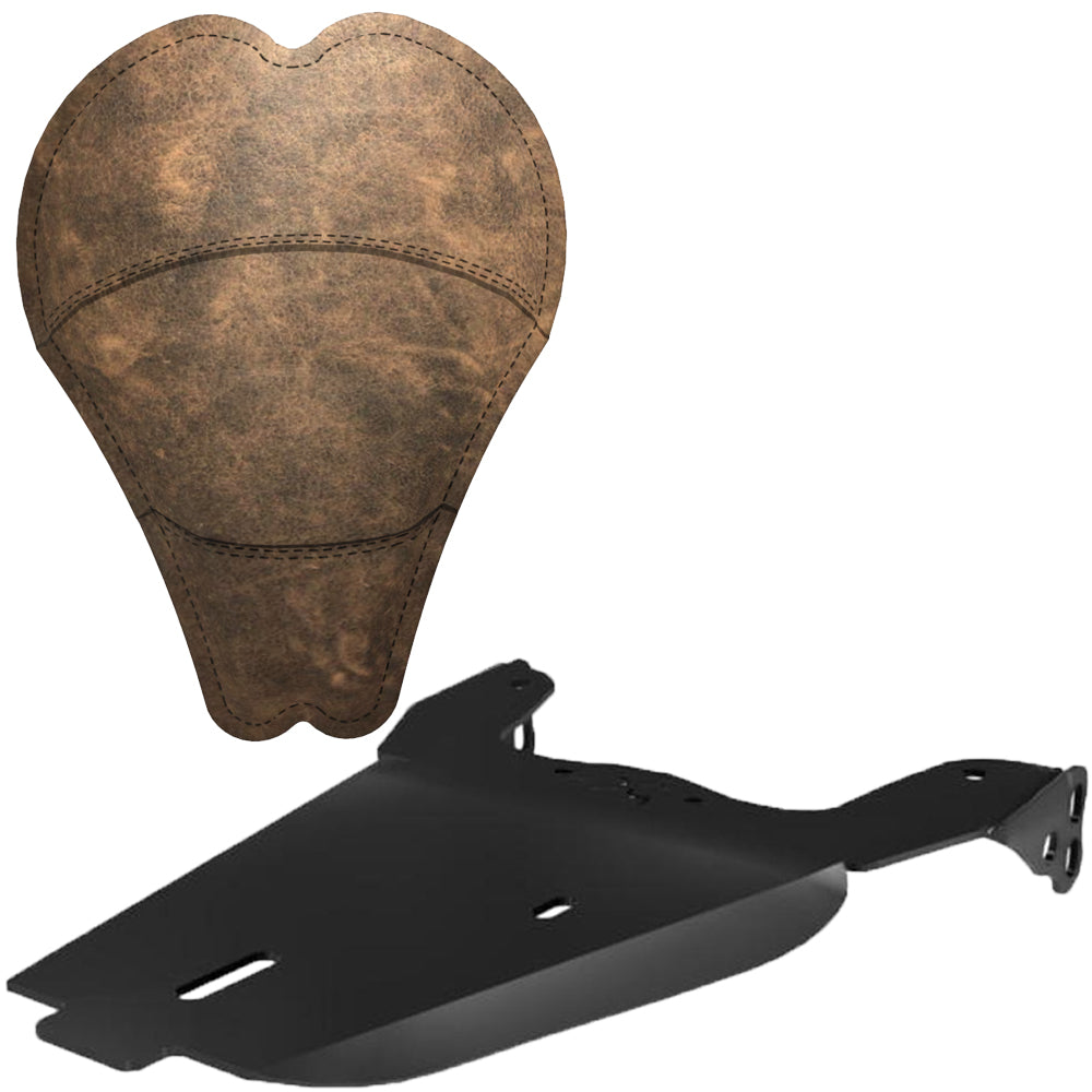 Honda Rebel CMX250 Leather Solo Seat Kit + 13” RUSTICO Seat