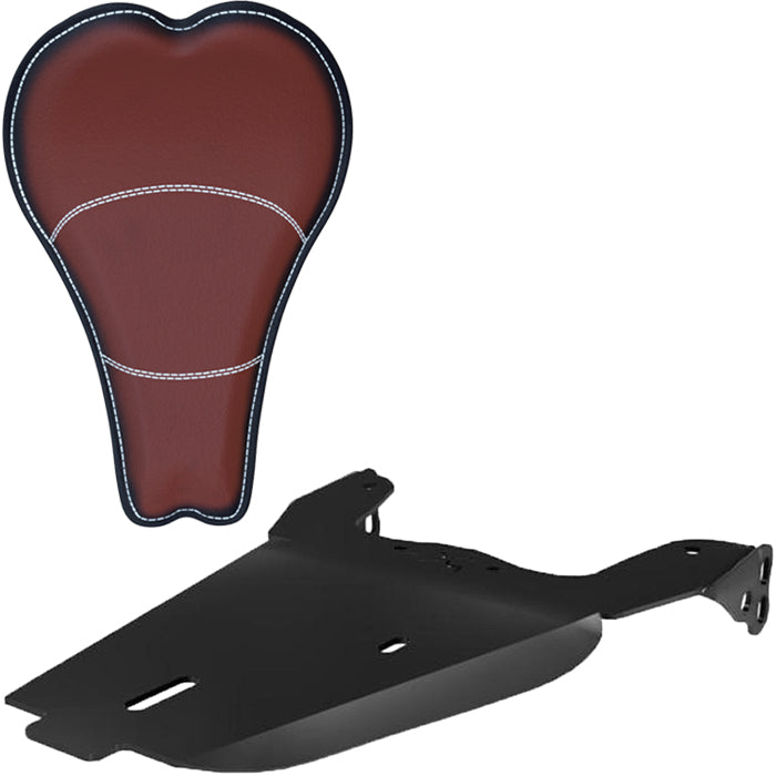 Honda Rebel CMX250 Leather Solo Seat Kit + 16” ANTIQUE Seat