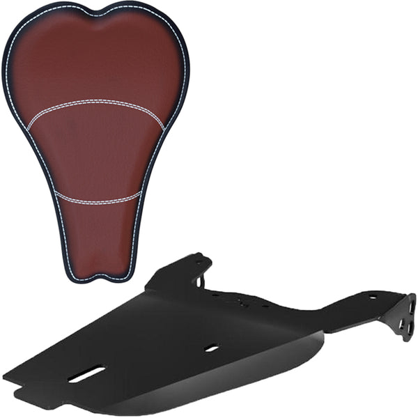 Honda Rebel CMX250 Leather Solo Seat Kit + 16” ANTIQUE Seat
