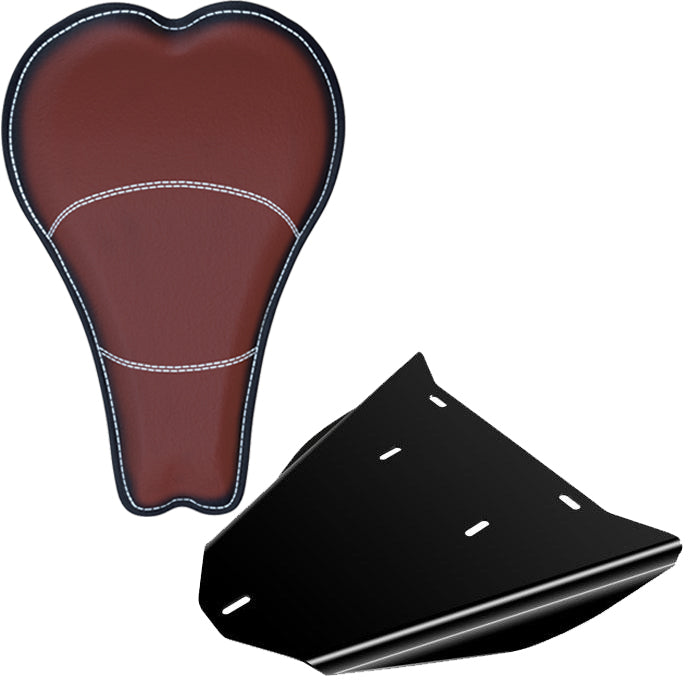 Honda Shadow VLX600 Leather Bobber Seat Conversion Kit + 16” ANTIQUE Seat