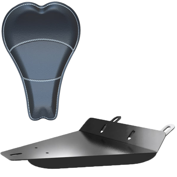 Honda Shadow VT750 (Shaft) Leather Solo Seat Kit + 16” BLANK Seat