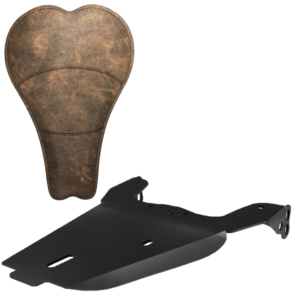 Honda Rebel CMX250 Leather Solo Seat Kit + 16” RUSTICO Seat