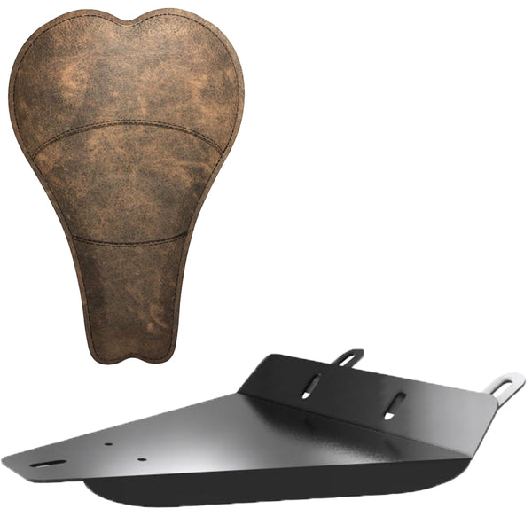 Honda Shadow VT750 (Shaft) Leather Solo Seat Kit + 16” RUSTICO Seat