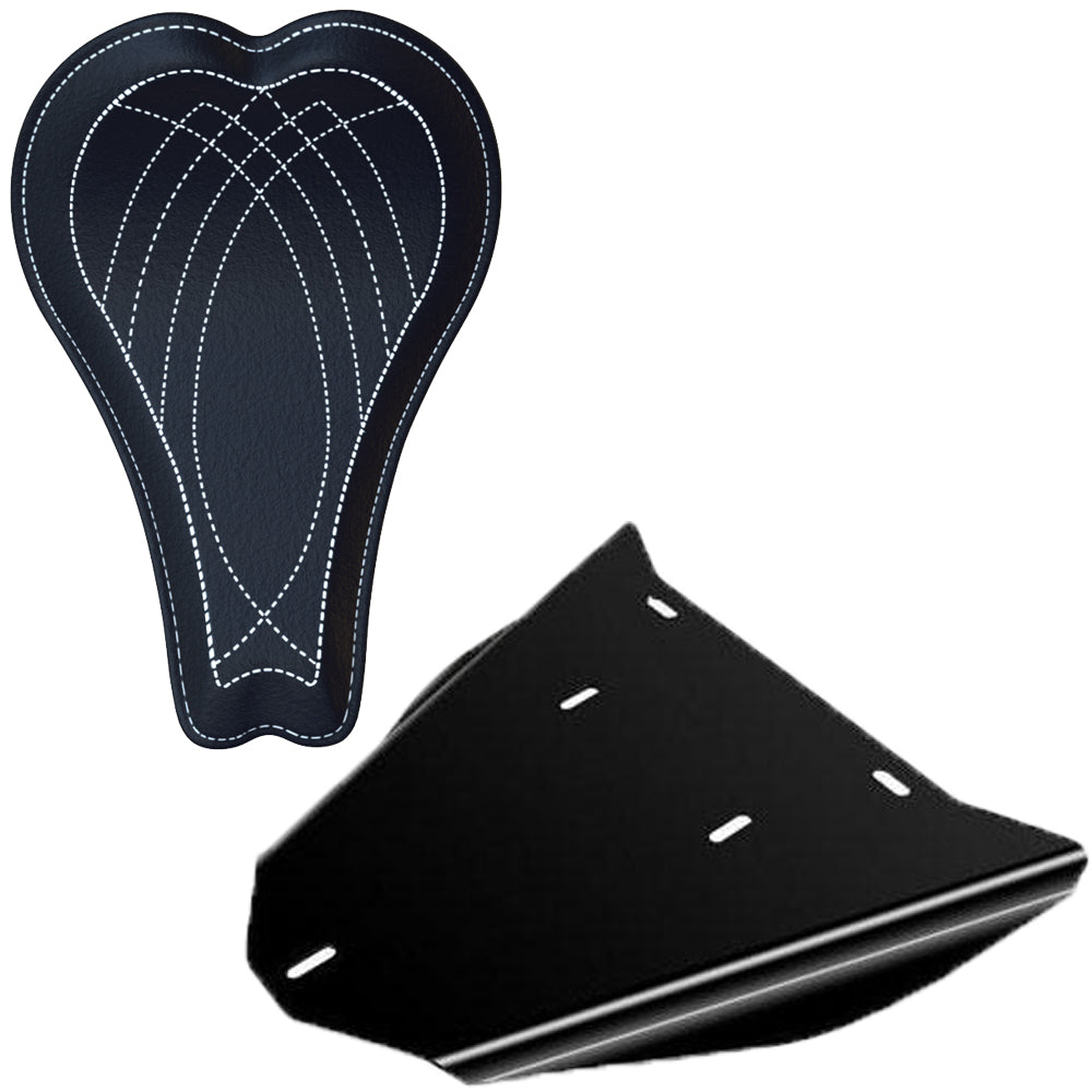 Honda Shadow VLX600 Leather Bobber Seat Conversion Kit + 16” BENDS Seat