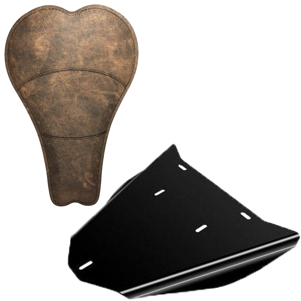 Honda Shadow VLX600 Leather Bobber Seat Conversion Kit + 16” RUSTICO Seat