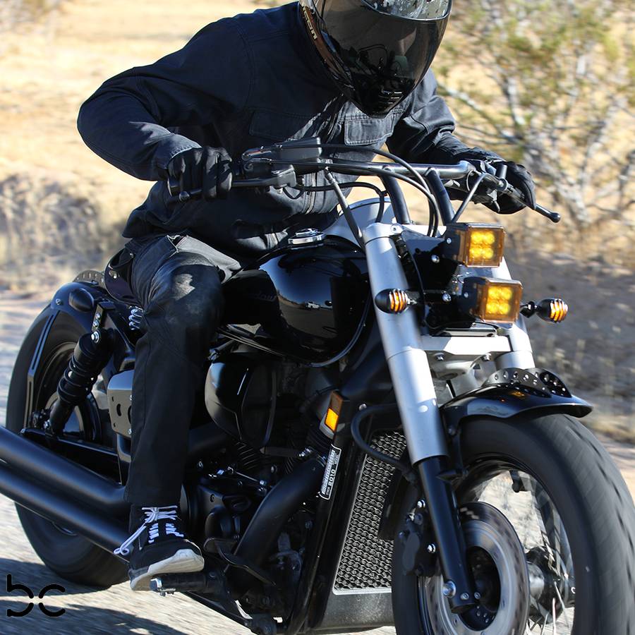 Honda Shadow VT750 (Shaft) Leather Solo Seat Kit + 16” HOLES Seat