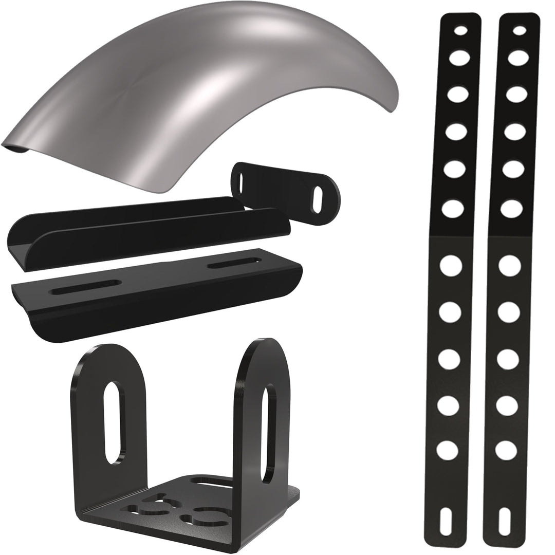 Honda Shadow VT1100c3 Rear (STEEL) Fender Combo Kit (Rear Fender + Fender Bracket + Strut Bracket + Struts)