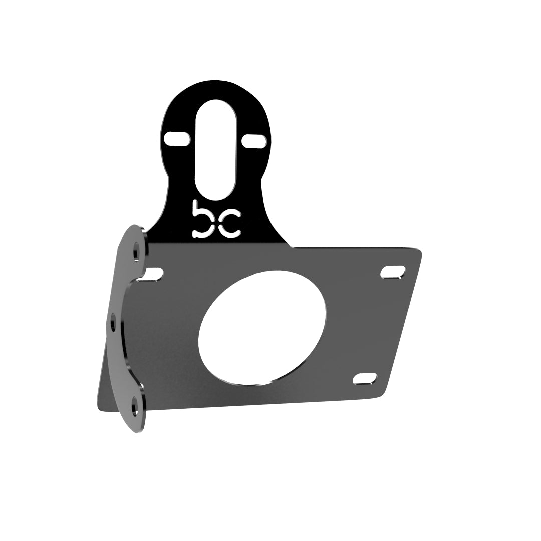 Multi-FIT Horizontal License plate bracket with Brake light