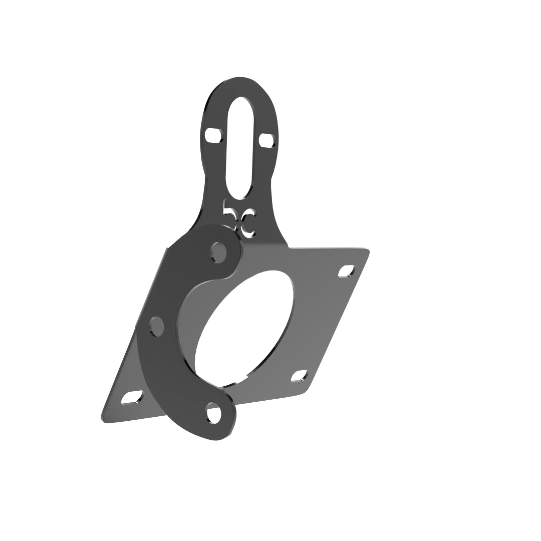 Multi-FIT Horizontal License plate bracket with Brake light