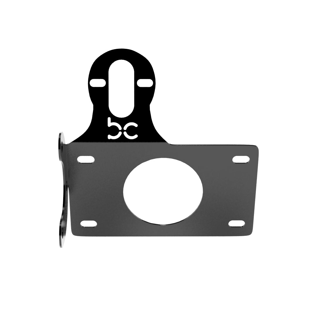 Multi-FIT Horizontal License plate bracket with Brake light