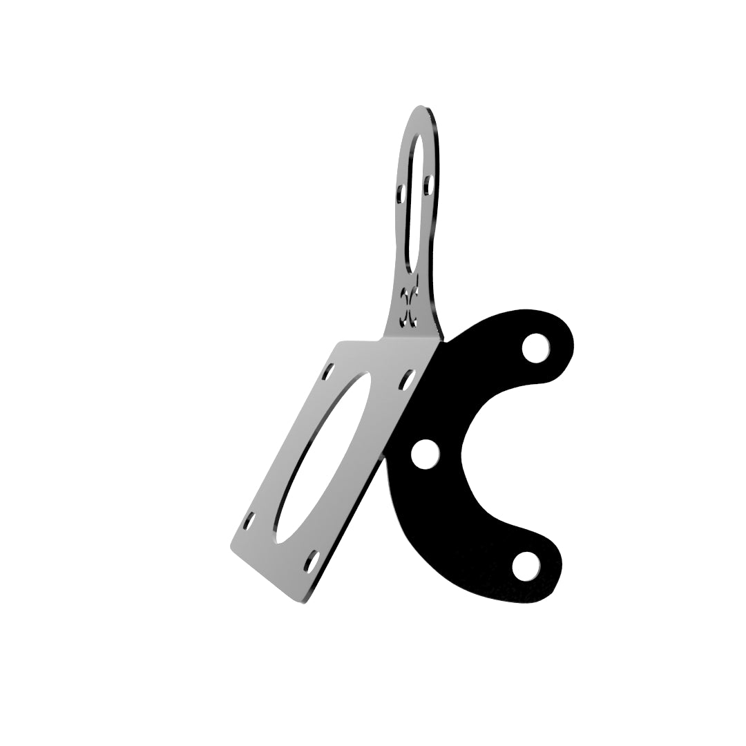 Multi-FIT Horizontal License plate bracket with Brake light