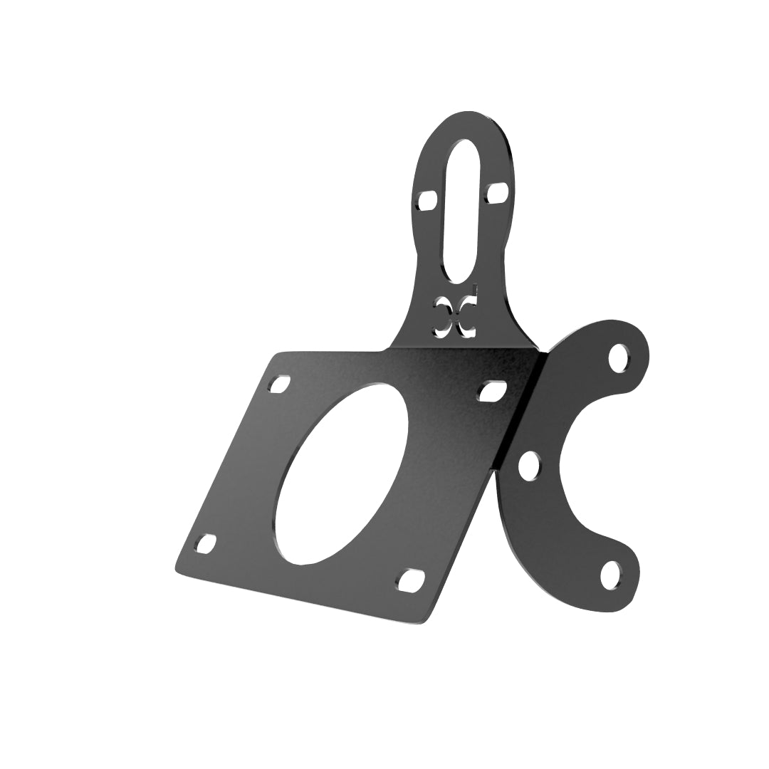 Multi-FIT Horizontal License plate bracket with Brake light