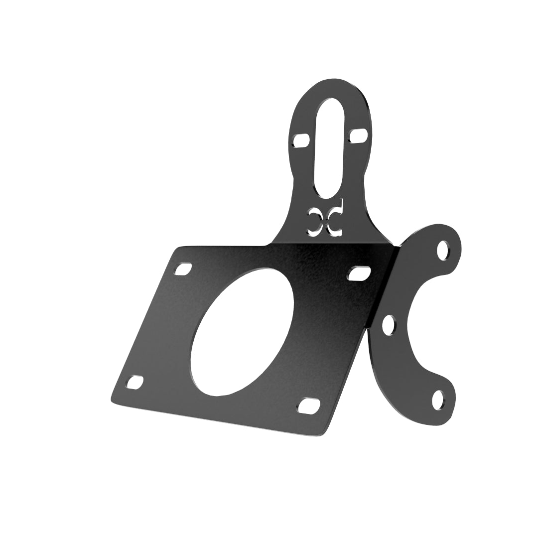 Multi-FIT Horizontal License plate bracket with Brake light