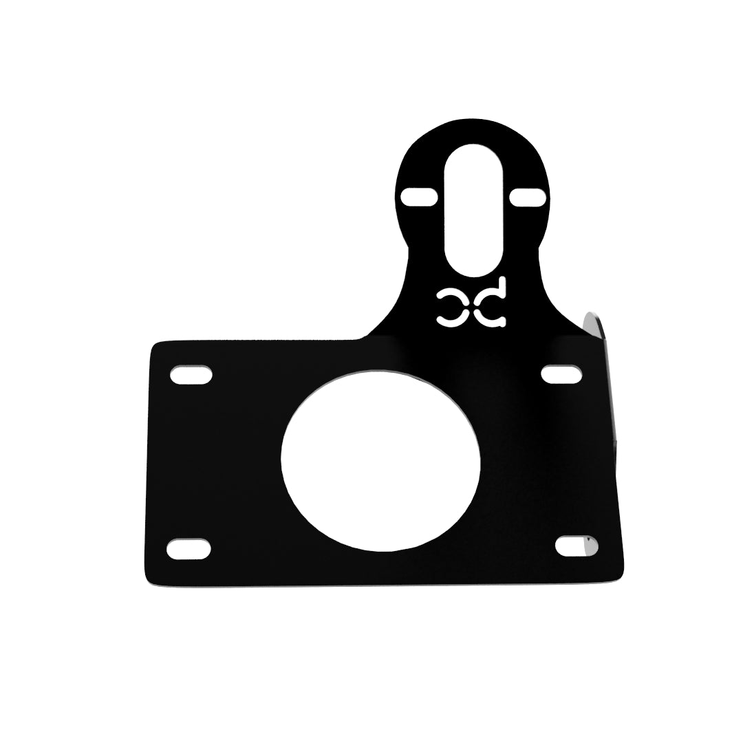 Multi-FIT Horizontal License plate bracket with Brake light