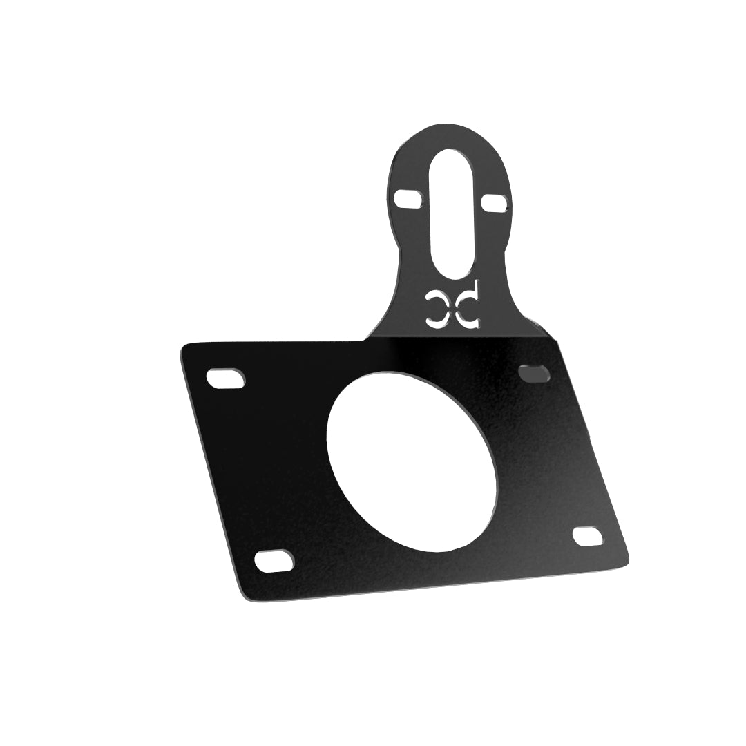 Multi-FIT Horizontal License plate bracket with Brake light