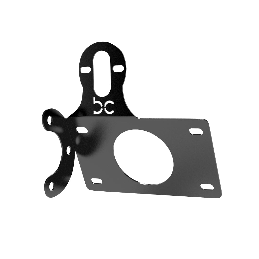 Multi-FIT Horizontal License plate bracket with Brake light