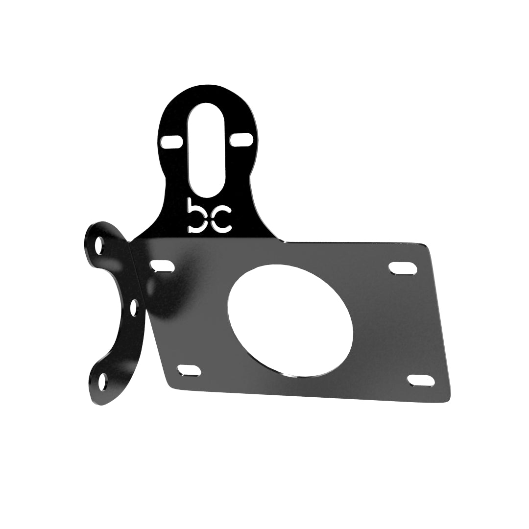 Multi-FIT Horizontal License plate bracket with Brake light