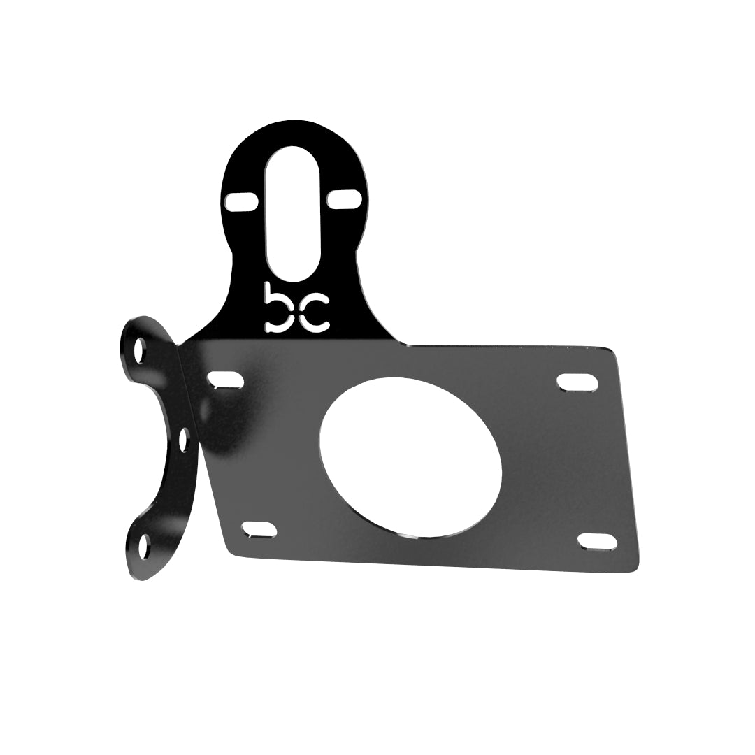 Multi-FIT Horizontal License plate bracket with Brake light