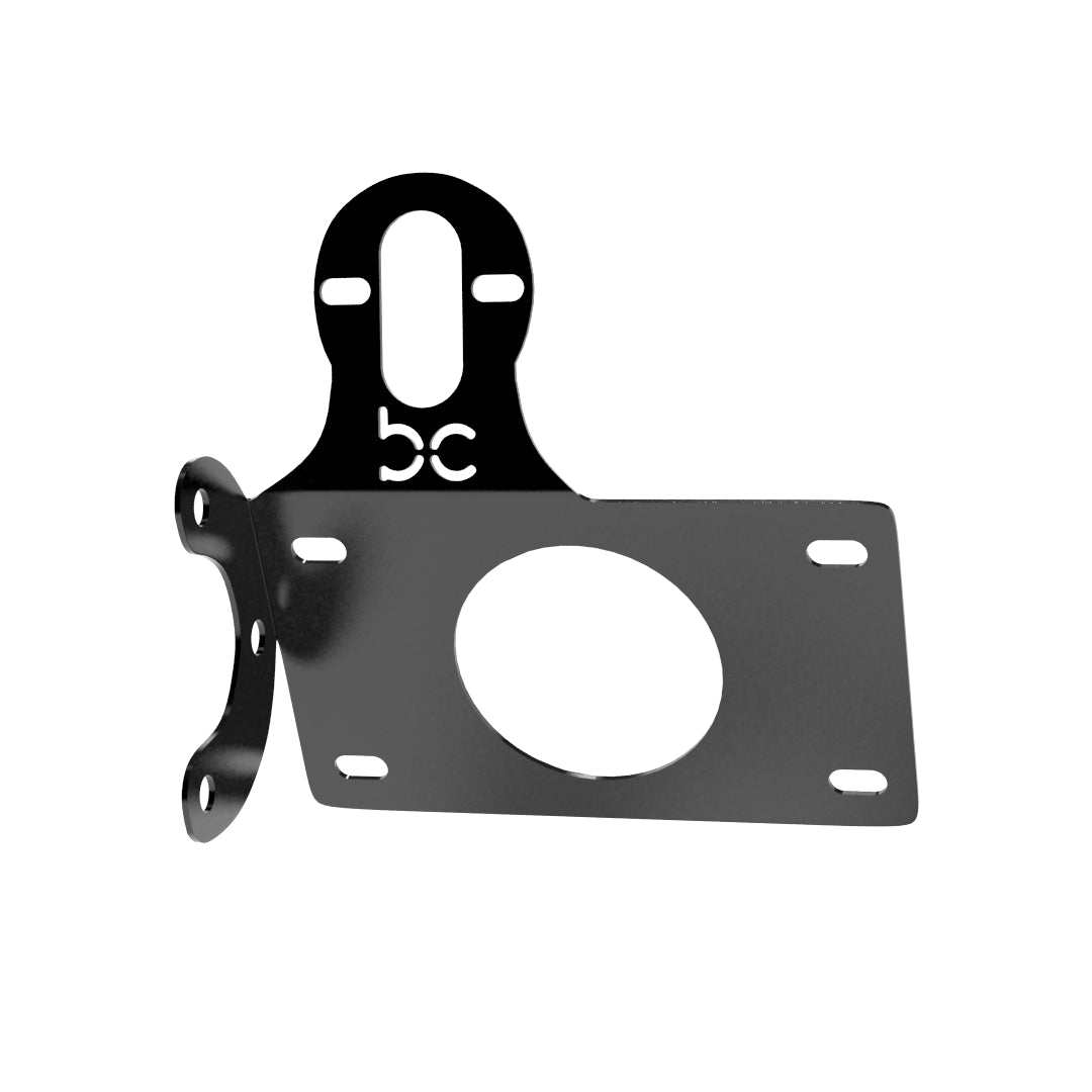 Multi-FIT Horizontal License plate bracket with Brake light