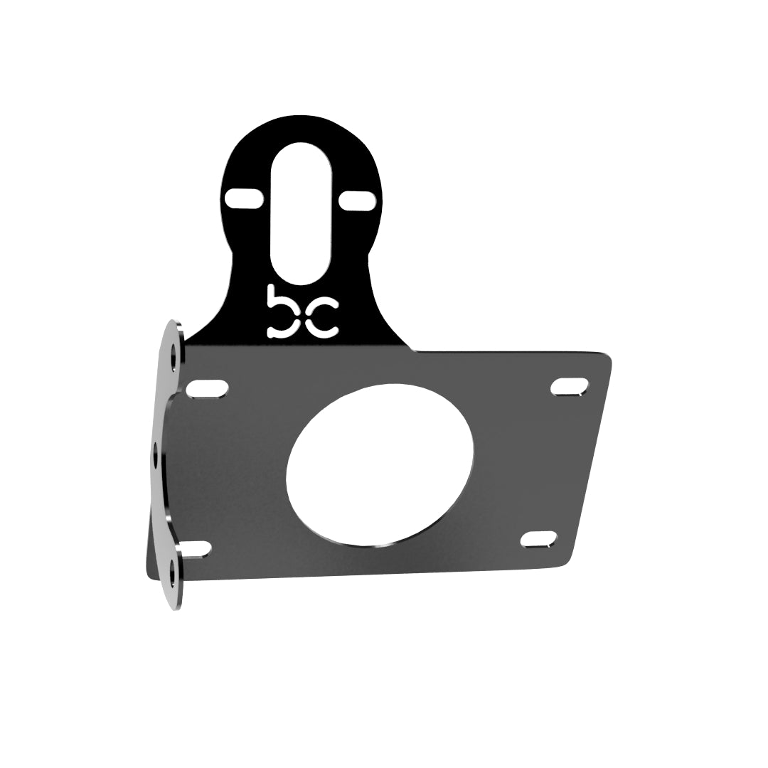 Multi-FIT Horizontal License plate bracket with Brake light