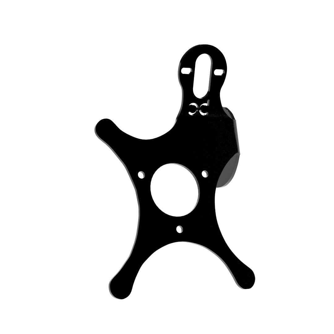 Multi-FIT European License plate bracket with Brake light