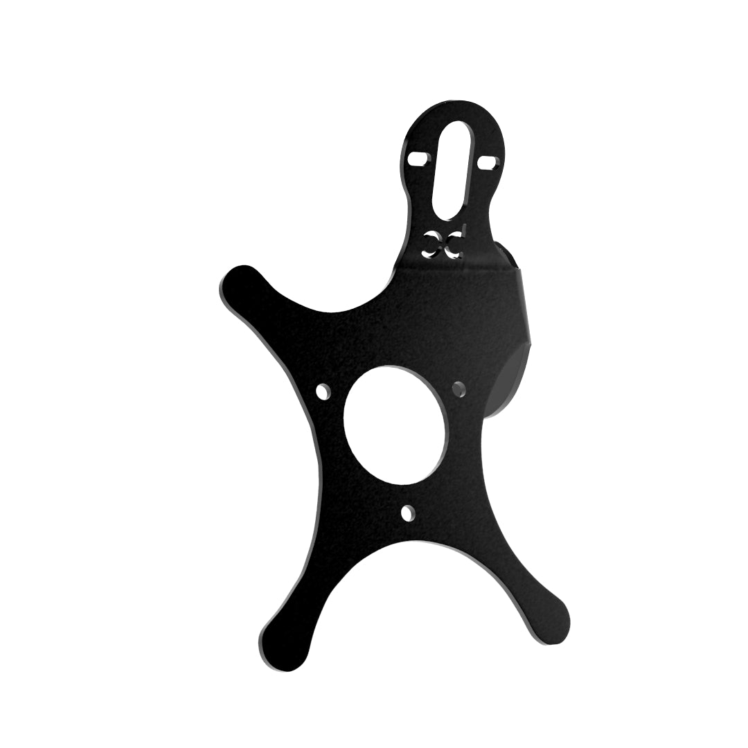 Multi-FIT European License plate bracket with Brake light