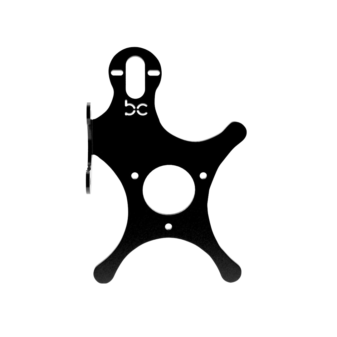 Multi-FIT European License plate bracket with Brake light