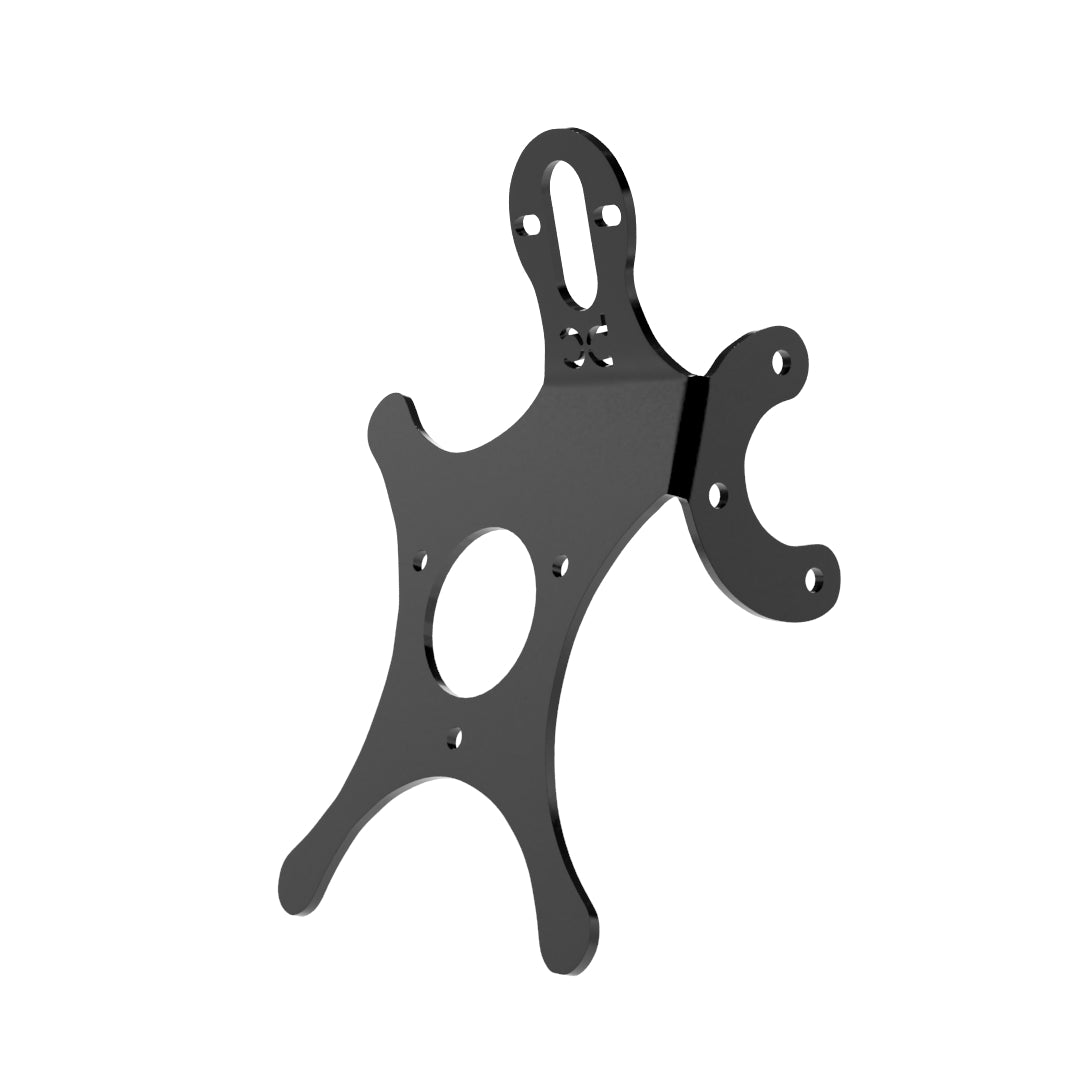Multi-FIT European License plate bracket with Brake light