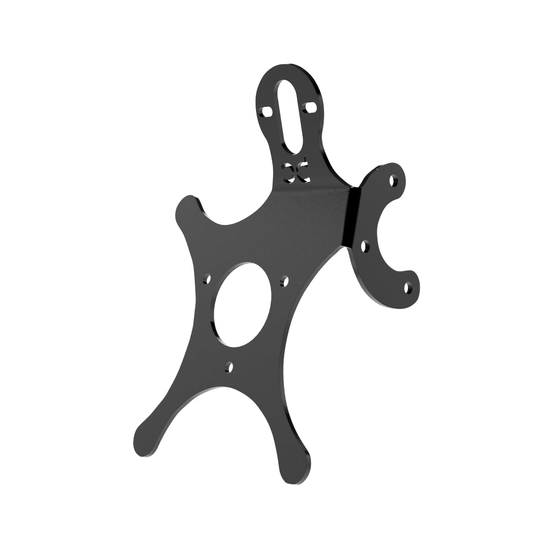 Multi-FIT European License plate bracket with Brake light