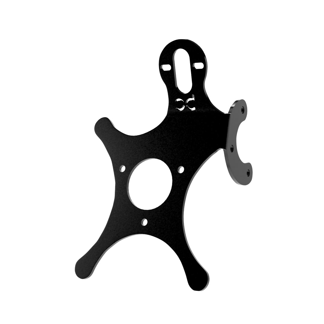 Multi-FIT European License plate bracket with Brake light