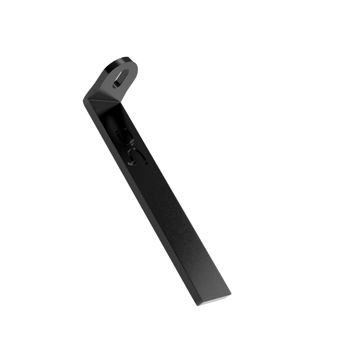 Weld-On Lower Flat Fenders Bracket Powdercoated